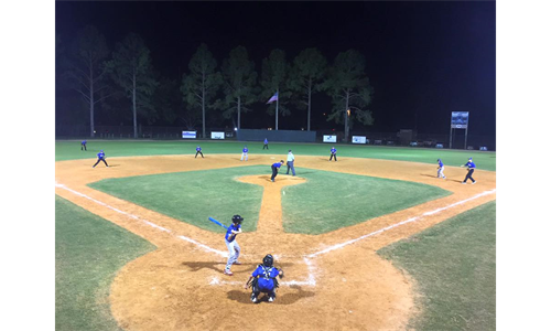 Early season game under the lights at Carrigan