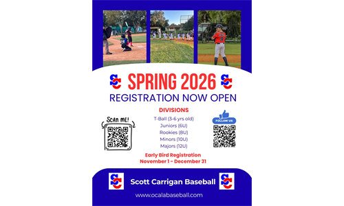 Spring 2026 Registration NOW Open!